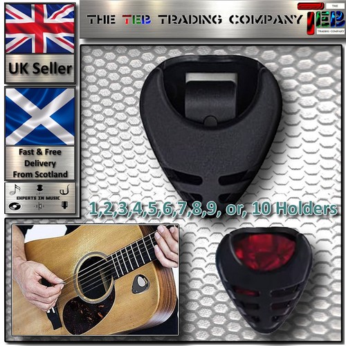Pick plectrum holder self - pick,