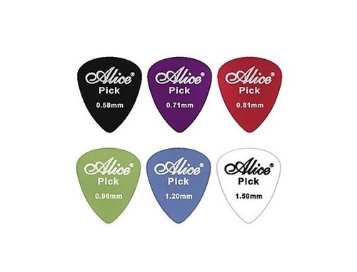 Alice matte guitar picks - x,