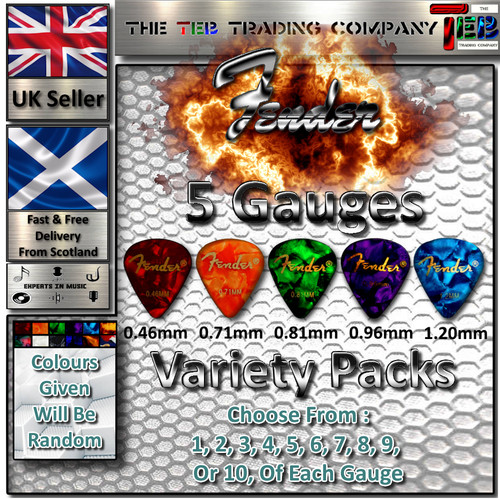 Fender guitar picks plectrums - guitar, picks/plectrums