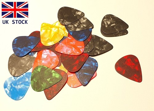 10x celluloid colourful - celluloid, guitar