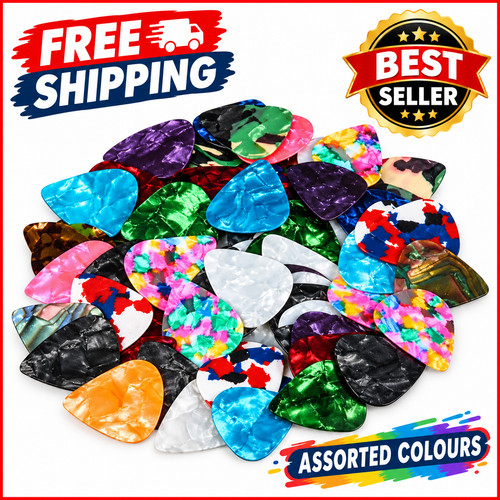 10x celluloid colourful guitar - 10x,