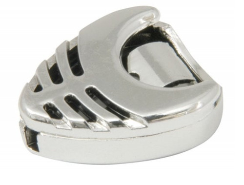 Chrome electric guitar pick - electric,