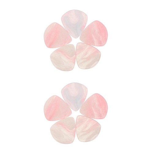 Heart shape pink resin guitar - heart,
