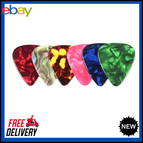 10x celluloid colourful guitar - colourful,