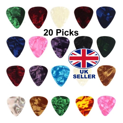 20x guitar picks plectrums - 20x,