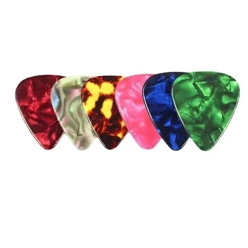 10x celluloid colourful guitar - colourful,