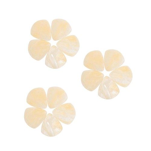 15pcs yellow resin guitar - resin,